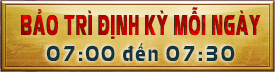 LỊCH BẢO TRÌ ĐỊNH KỲ CỦA MÁY CHỦ